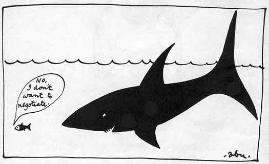 illustration: no i don't want to negotiate